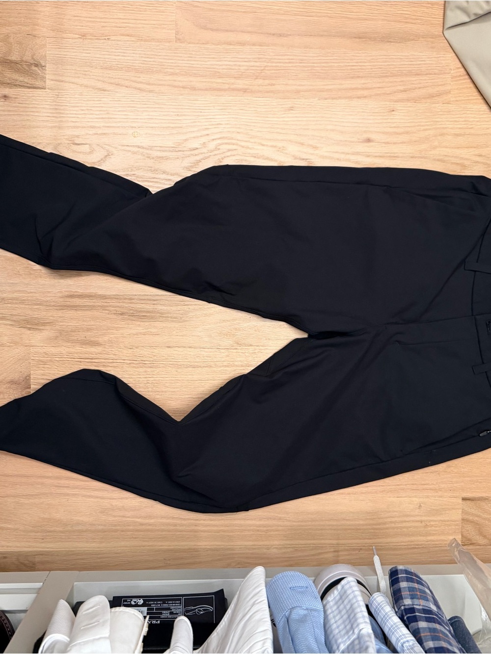 lululemon athletica Men's Black Slim Performance Chinos